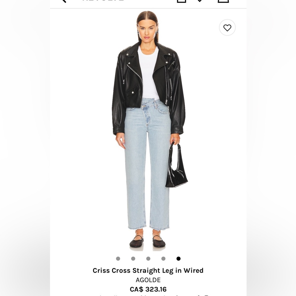 AGOLDE Criss Cross Jeans
